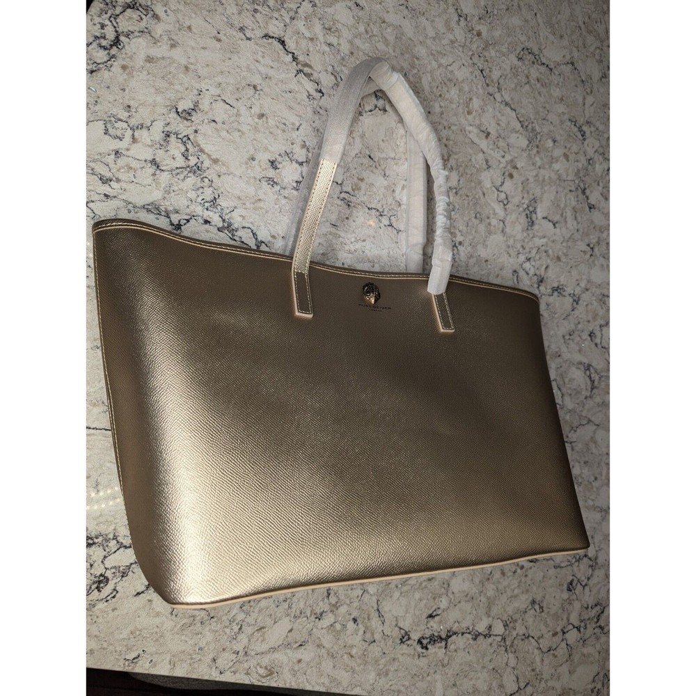 Kurt Greiger Gold Richmond Shopper NWT Shoulder Tote